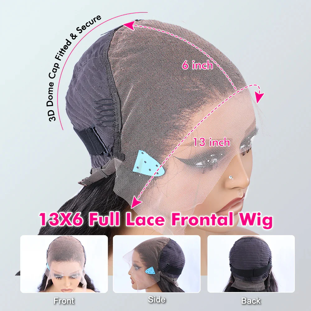 Straight Dark Brown 13×6 Pre-cut Hd Lace Frontal Wig Colored Lace Front Wigs For Women 180% Density - Image 8