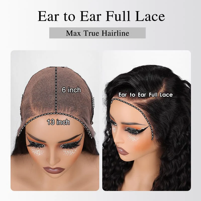 13x6 Full HD Invisible Lace Frontal Wigs Body Wave Human Hair Wigs Pre Plucked Natural Hairline - Image 15