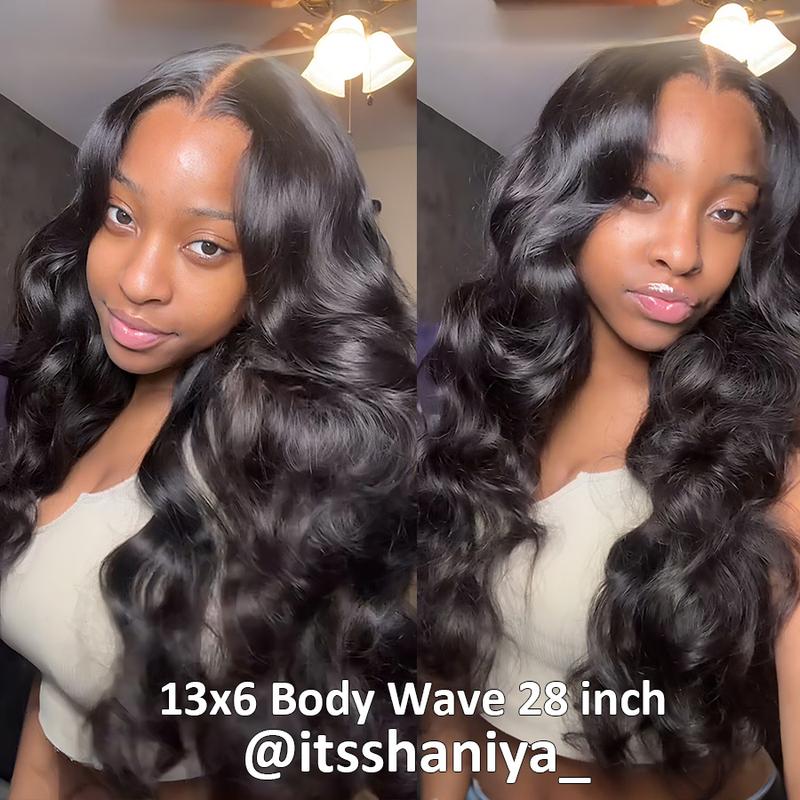 13x6 Full HD Invisible Lace Frontal Wigs Body Wave Human Hair Wigs Pre Plucked Natural Hairline - Image 3