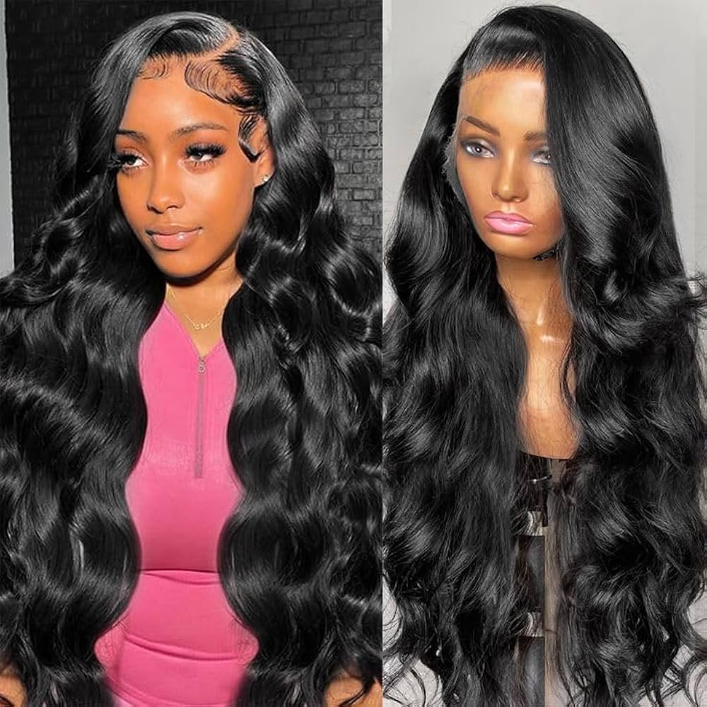 13x6 Full HD Invisible Lace Frontal Wigs Body Wave Human Hair Wigs Pre Plucked Natural Hairline - Image 5
