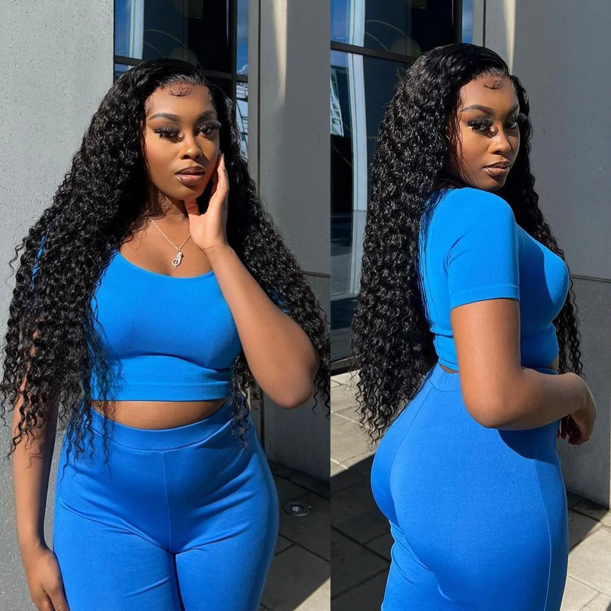 13x6 Full HD Lace Wigs Deep Wave Human Hair Parting Max Wigs Pre Plucked Natural Hairline - Image 5