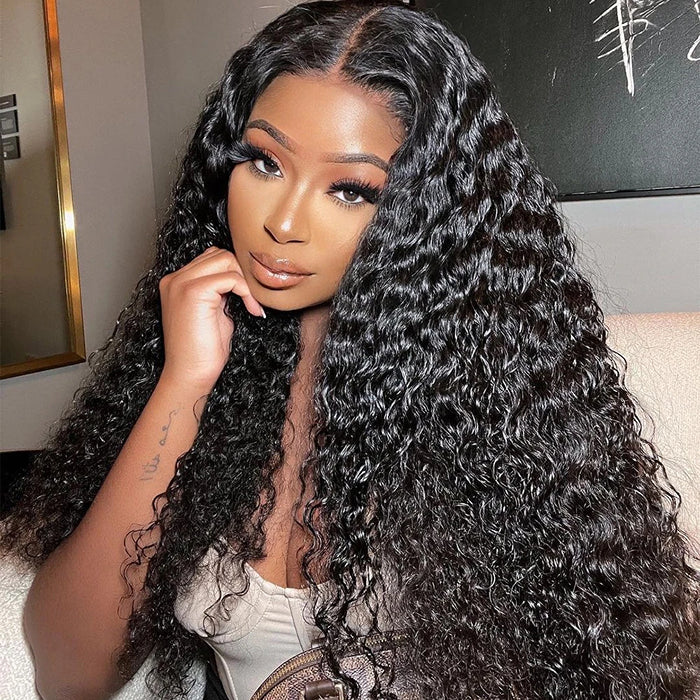 13x6 Full HD Lace Wigs Deep Wave Human Hair Parting Max Wigs Pre Plucked Natural Hairline - Image 9