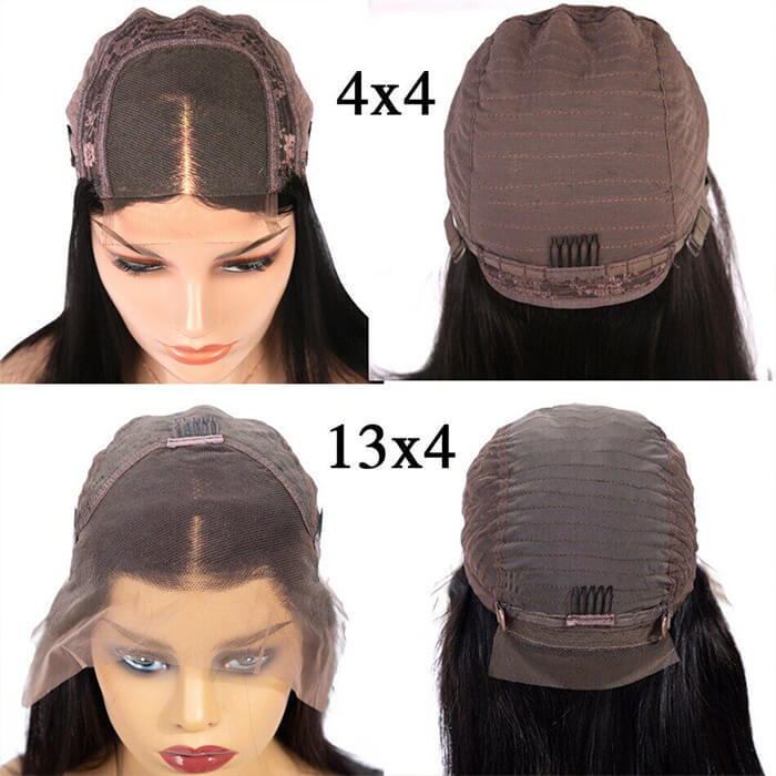 #99J Long Burgundy Color 13x4 Lace Front 4x4 Lace Closure Loose Deep Wave Human Hair Wig - Image 4