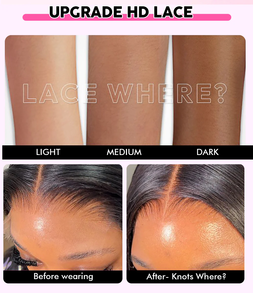 Pizazz Hair Black Cherry Dark Purple Sugar Plum 13x6 HD Lace Front Body Wave Human Hair Wig - Image 8