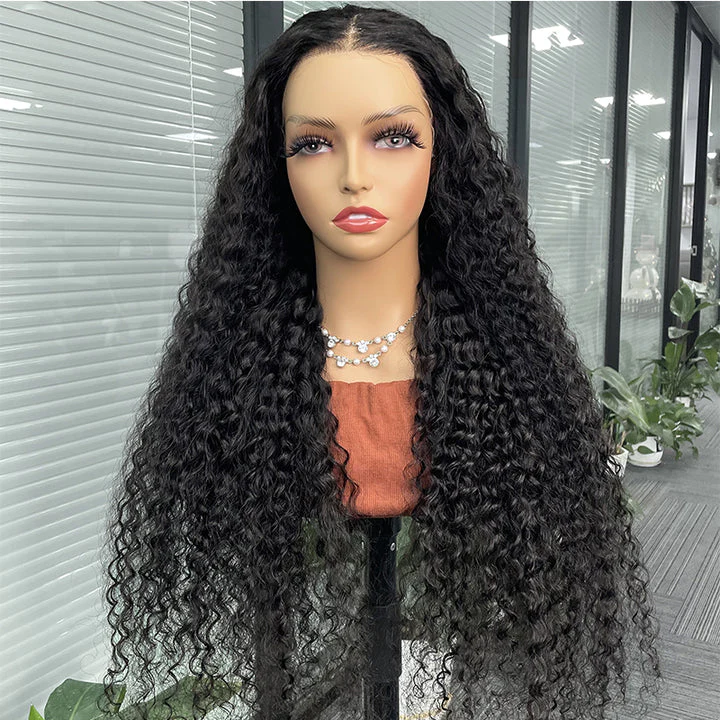 Air Wig 13x4 HD Lace Curly Human Hair Wigs Wear & Go Pre Cut Lace Glueless Lace Front Wigs - Image 6