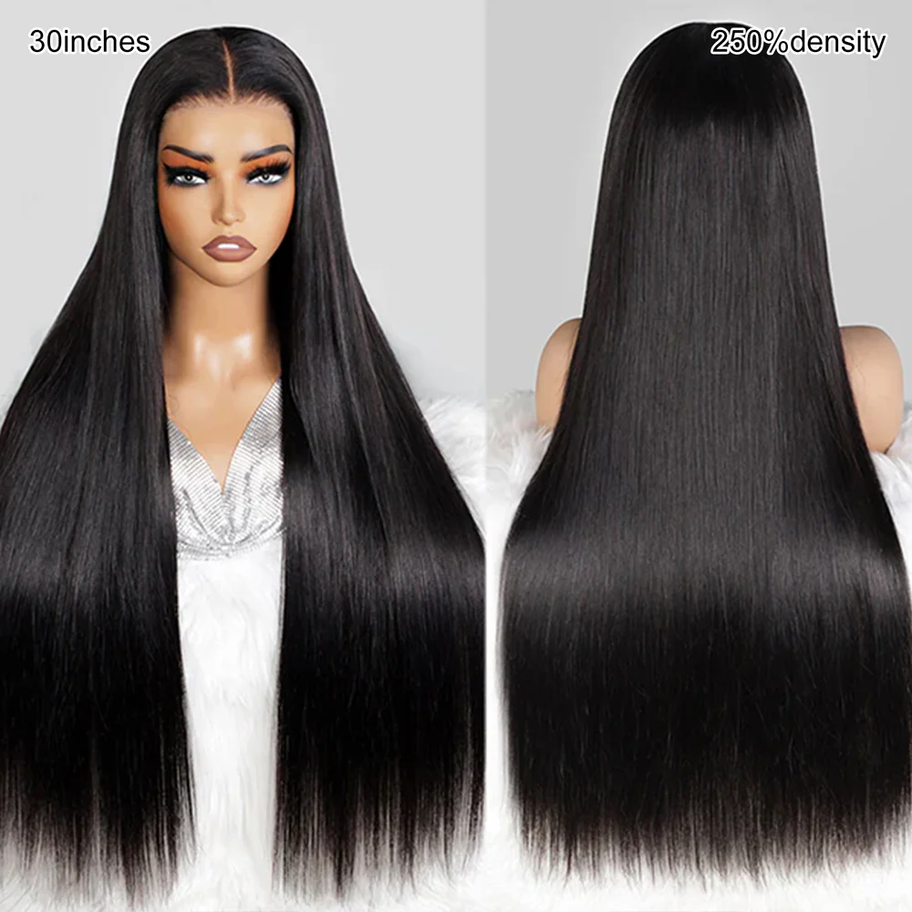 Pizazz Hair Pull & Go Glueless Wig 13×6 Straight Wig Invisi-Drawstring Pre-Everything Human Hair Wig - Image 5