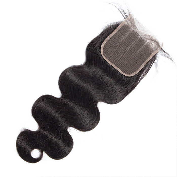 Body Wave 4x4 Lace Closure Pre Plucked With Baby Hair 100% Human Hair Extensions - Image 4