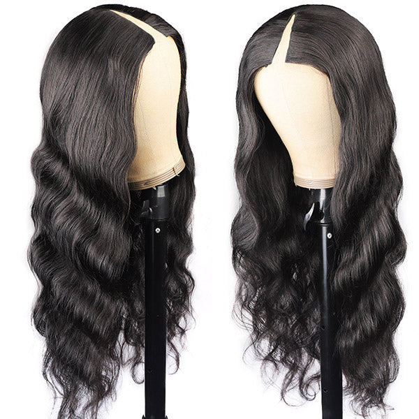 Body Wave Glueless Thin Part Wig V Part Wig Human Hair Wigs Wear And Go Wig - Image 8
