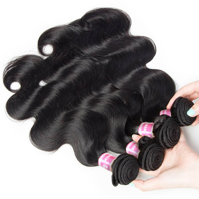 Brazilian Hair Body Wave Human Virgin Hair Weft 3 or 4 Bundles/Pack - Image 3