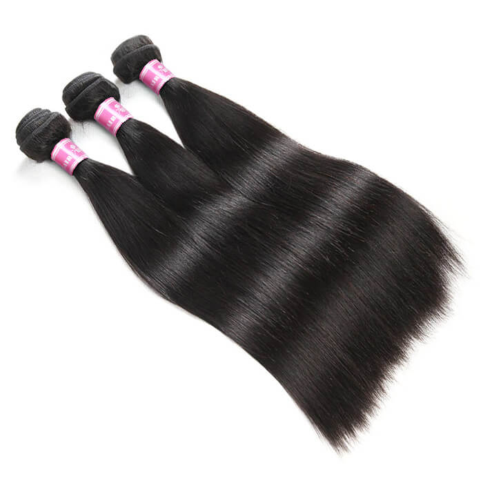 Brazilian Straight Virgin Human Hair Bundles 100% Unprocessed Virgin Human Hair Extension - Image 6