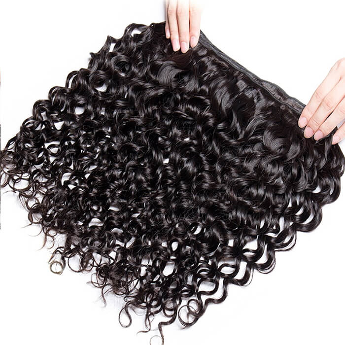 Brazilian Water Wave 3/4 Bundles Deals 100% Unprocessed Virgin Human Hair Weave - Image 5