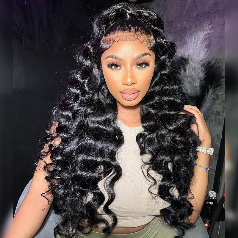 360 Lace Frontal Wig Body Wave Virgin Human Hair Wigs HD Pre-plucked Breathable Lace Wig - Image 5