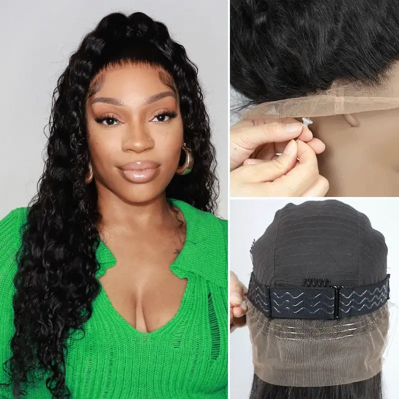 360 Lace Frontal Wig Body Wave Virgin Human Hair Wigs HD Pre-plucked Breathable Lace Wig - Image 6