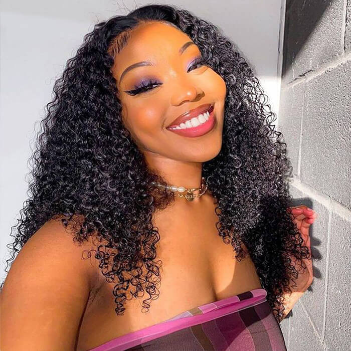 Full Jerry Curly Wig 4x4 HD Lace Closure Human Hair Wigs Beginner Friendly - Image 3