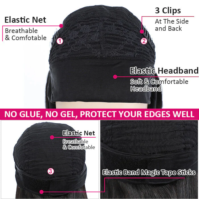 Deep Wave Headband Wigs Human Hair With Headband For Women, Beginner And Lazy Girls Friendly - Image 6