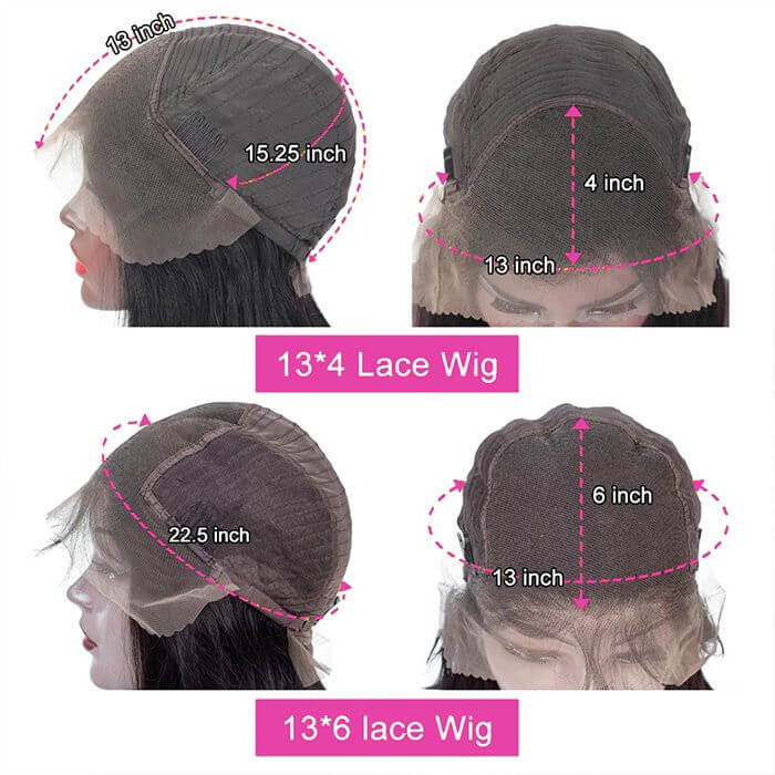 Pizazz Ginger Color Wigs Deep Wave 13*4/13*6 HD Lace Front Wigs Human Hair - Image 6