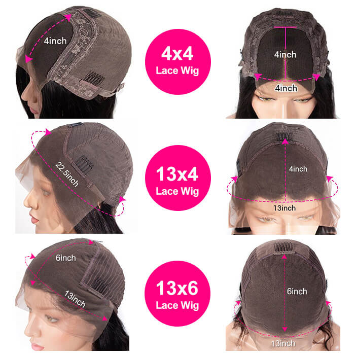 Straight Lace Front Wigs with Bleached Knots 13x6 HD Transparent Lace Frontal Wigs - Image 11