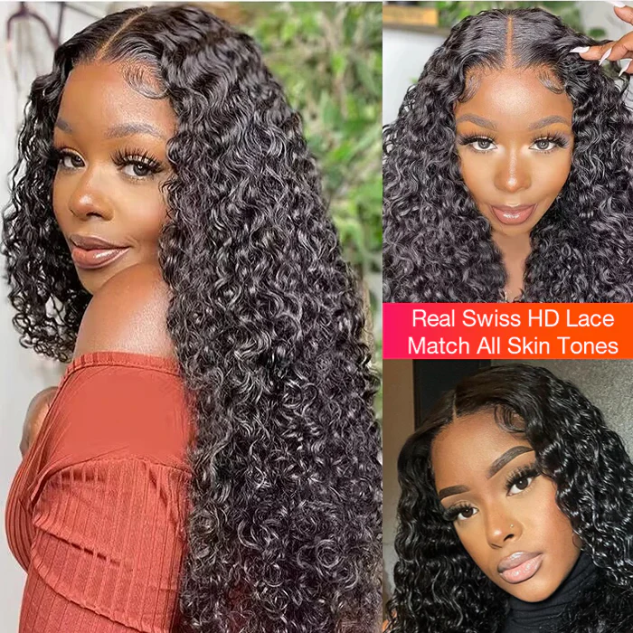 Curly Wig Wear & Go Glueless Wigs Pre Cut 5x5 HD Lace Closure Human Hair Wigs Beginner Friendly - Image 5