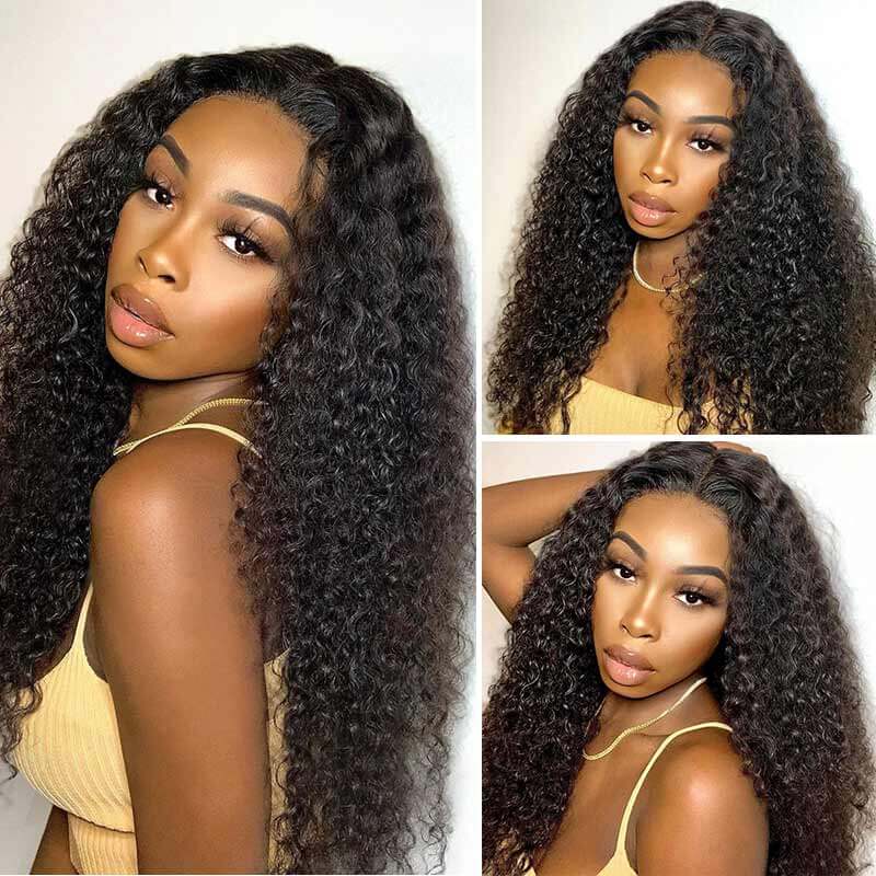Curly 13x6 New Clear HD Lace Front Wigs Human Hair Lace Wigs Pre Plucked - Image 5