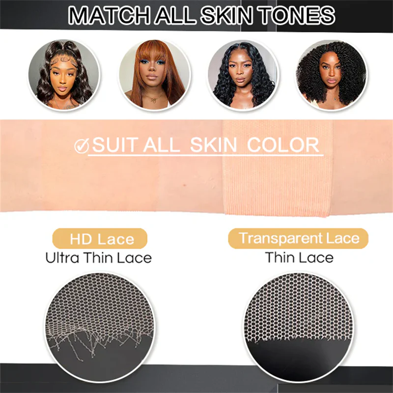 Loose Deep Wave Natural Black Hair 13x6 HD Lace Frontal Wig Wand Curls Human Hair Wigs - Image 11