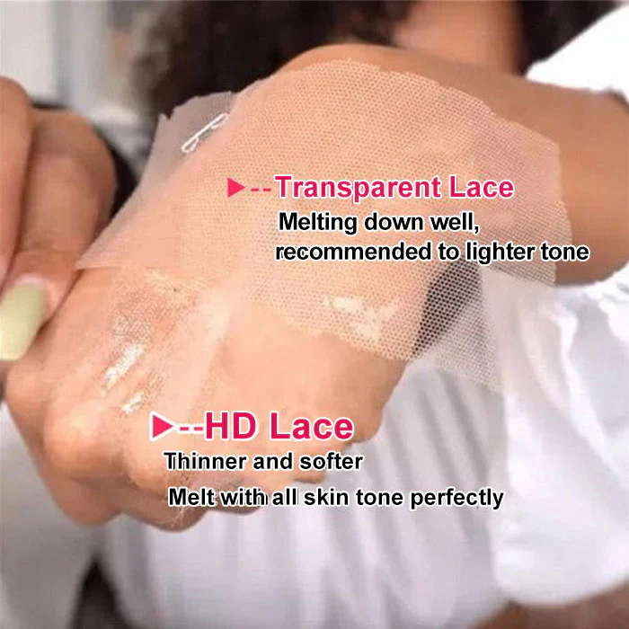 Invisible Knots Wig 8x5 Pre-Everything Glueless Lace Wigs Water Wave Wig With Ear Tapes Black Wigs - Image 6