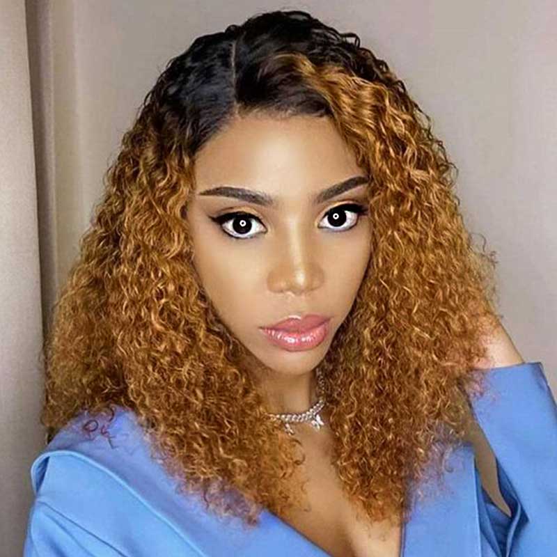 Ombre 1b 30/99J/27 Short Bob Wigs 13x4/4x4 HD Lace Human Hair Bob Wig For Women - Image 7