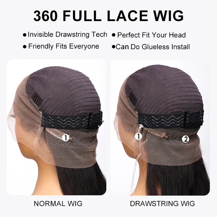 Invisi-Strap Snug Fit 360 HD Transparent Lace  P4/27 Highlight Ombre Color Water Wave Wig Pre Plucked Hair 220% Density - Image 16