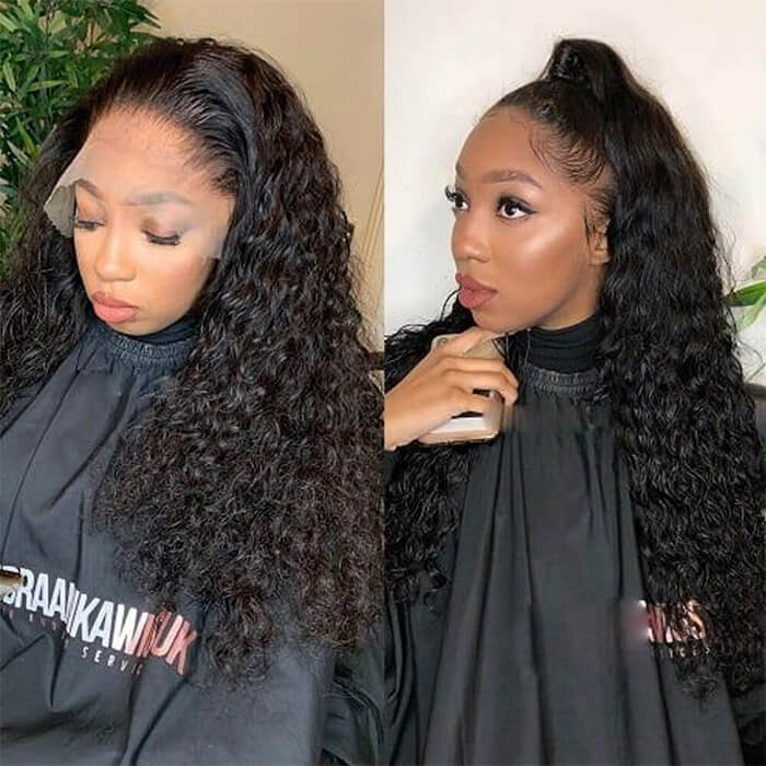 Water Wave HD Invisible Lace Front Human Hair Wigs with Natural Looking Hairline - Image 4