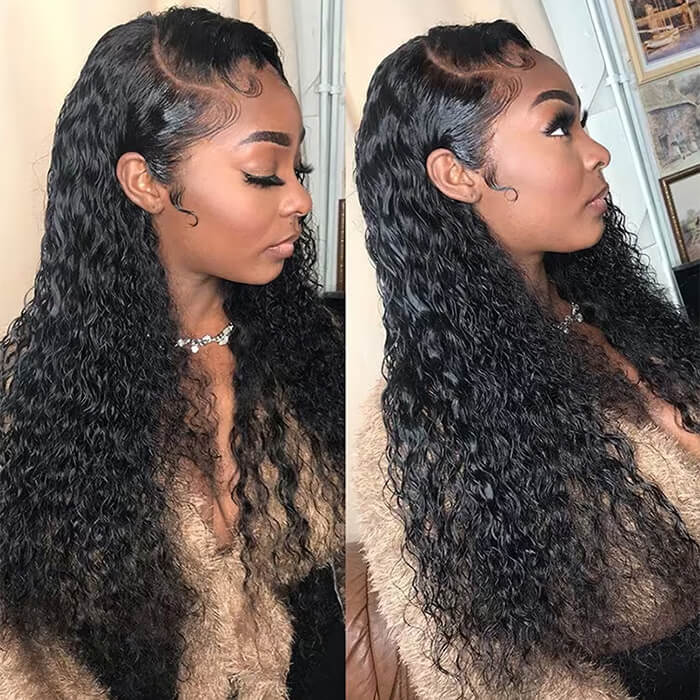 Water Wave HD Invisible Lace Front Human Hair Wigs with Natural Looking Hairline - Image 6